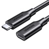 Ugreen Cable Nickel Plating USB Type C 3.1 Gen2 Male to Female 1m Black (10387) (UGR10387)-UGR10387