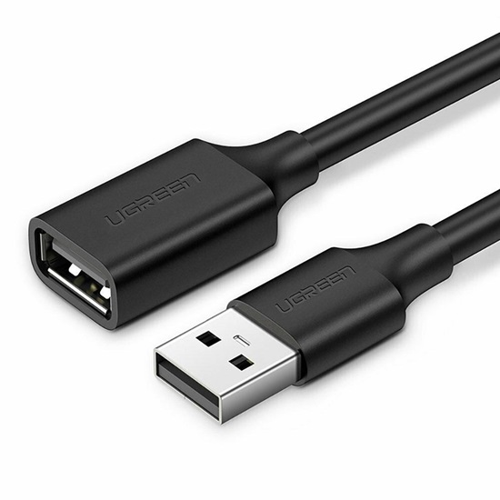 Ugreen USB 2.0 extension cable US103 0.5m black (10313) (UGR10313)-UGR10313