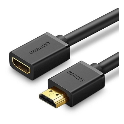 Ugreen HDMI male to HDMI female cable HD107 FullHD 3D 1m black (10141) (UGR10141)-UGR10141