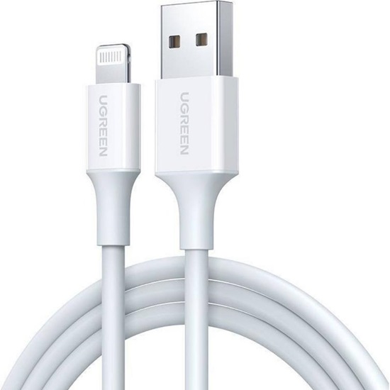Ugreen Cable Lightning to USB 2.4A US155 1.5m white (80315) (UGR80315)-UGR80315