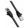 Ugreen Cable Pure Copper Cat 6 UTP Flat Ethernet RJ45 0.5m black (50183) (UGR50183)-UGR50183