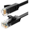 Ugreen Ethernet RJ45 Flat Network Cable Cat.6 UTP 10m Black (50178) (UGR50178)-UGR50178