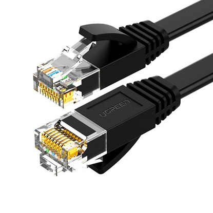 Ugreen Ethernet RJ45 Flat Network Cable Cat.6 UTP 2m Black (50174) (UGR50174)-UGR50174