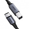 Ugreen USB-C to USB-B 2.0 cable for printer US370 2m black (45106) (UGR45106)-UGR45106