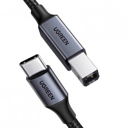 Ugreen USB-C to USB-B 2.0 cable for printer US370 2m black (45106) (UGR45106)-UGR45106