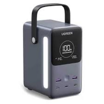 Ugreen Powerbank 48000mAh PB770 2x USB + 4x USB-C 300W gray (25286) (UGR25286)-UGR25286
