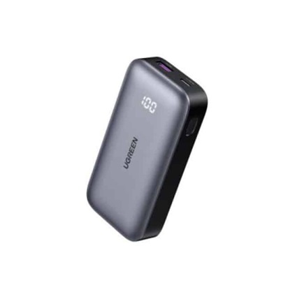 Ugreen Powerbank 10000mAh Nexode PB502 USB + USB-C 30W PD czarny (25185) (UGR25185)-UGR25185