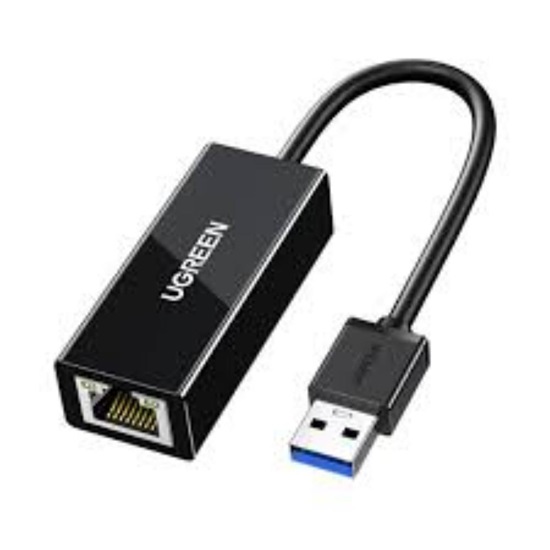 Ugreen USB 3.0 to RJ45 Network Adapter CR111 Gigabit Ethernet Black (20256B) (UGR20256B)-UGR20256B