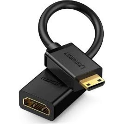 Ugreen 20137 Adapter Mini HDMI to HDMI 22cm black (20137) (UGR20137)-UGR20137