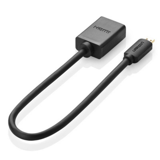 Ugreen Adapter 20134 Micro HDMI to HDMI 20cm Black (20134B) (UGR20134B)-UGR20134B