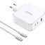 Ugreen Charger 15339 Nexode 2xUSB-C USB-A 3.0 PD3.0 QC4.0 GaN 140W white (15339) (UGR15339)-UGR15339