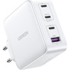 Ugreen Charger 15337 Nexode 3xUSB-C USB-A 3.0 PD3.0 QC4.0 GaN 100W white (15337) (UGR15337)-UGR15337