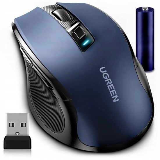 Ugreen Portable Wireless Mouse MU006 2 4GHz blue (15064) (UGR15064)-UGR15064