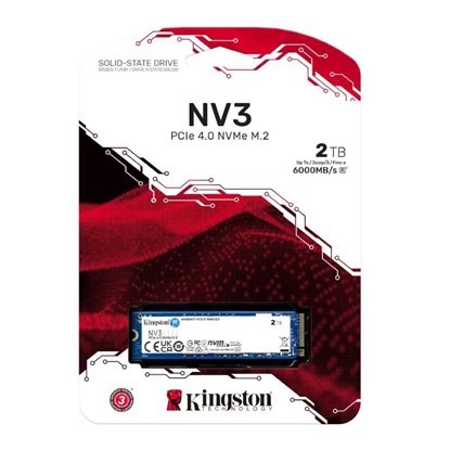 Kingston SSD Drive 2TB M.2 PCIe 4.0 (SNV3S/2000G) (KINSNV3S-2000G)-KINSNV3S-2000G