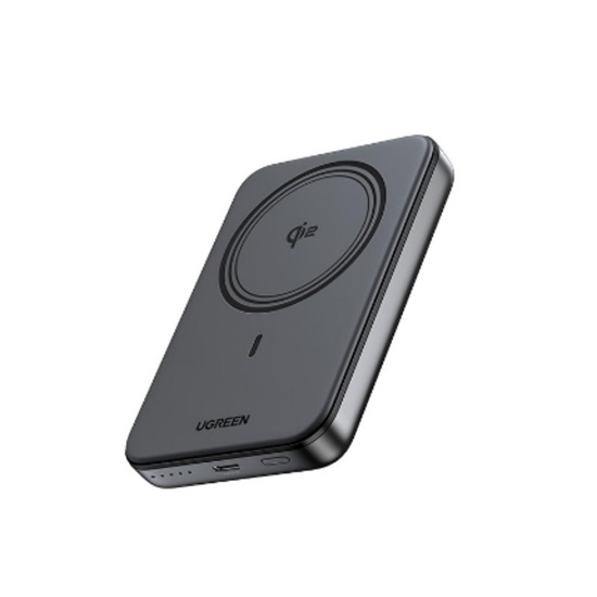Ugreen Μαγνητικό Powerbank 10000mAh PB763 Qi2 USB-C 20W μαύρο (55135B) (UGR55135B)-UGR55135B