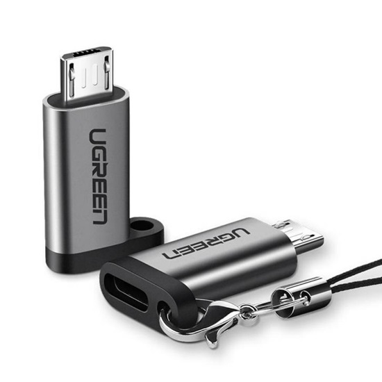 Ugreen USB-C to Micro USB Adapter US282 gray (50590) (UGR50590)-UGR50590