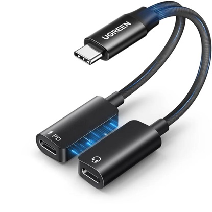 Ugreen CM821 USB-C σε 2x USB-C μαύρο (45800) (UGR45800)-UGR45800