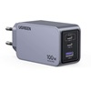 Ugreen Nexode Pro 100W wall charger GaN USB + 2x USB-C gray (25874) (UGR25874)-UGR25874