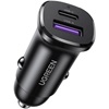 Ugreen EC305 USB-C + USB car charger 30W black (25845) (UGR25845)-UGR25845