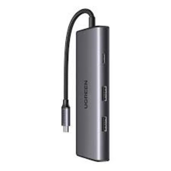 Ugreen Adapter 7w1 Hub USB do 2x USB-A 3.2 USB-C 3.2 SD/TF PD (15531) (UGR15531)-UGR15531