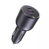 Ugreen EC705 2x USB-C + USB car charger 130W black (35025) (UGR35025)-UGR35025