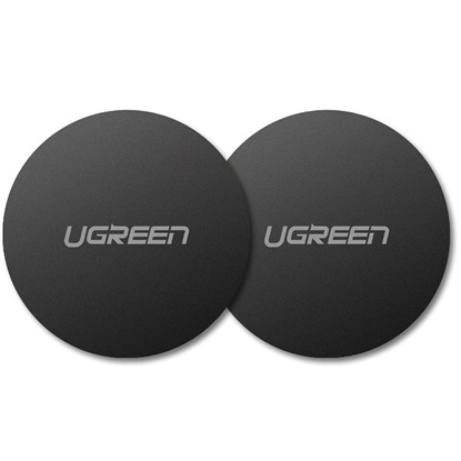 Ugreen 2x Metal Plate for Magnetic Car Holder Black(30836) (UGR30836)-UGR30836