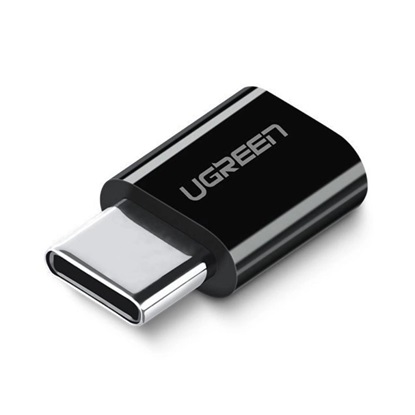 Ugreen Micro USB to USB-C Adapter US157 Black (30391) (UGR30391)-UGR30391
