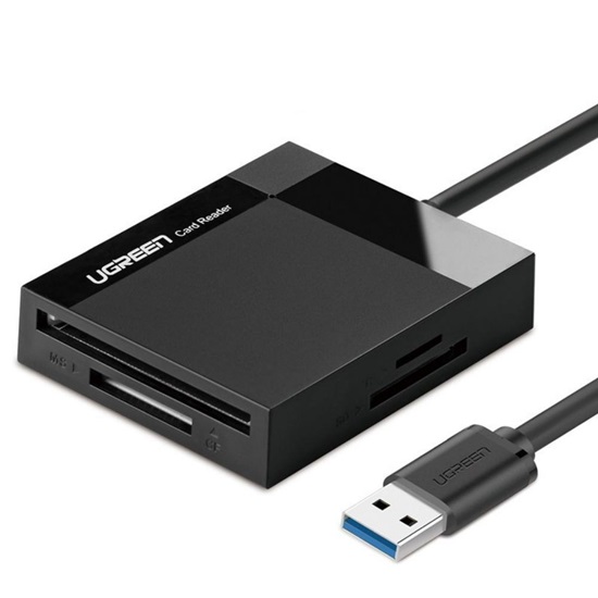 Ugreen Card reader CR125 4-in-1 USB 3.0 0.5m black (30333B) (UGR30333B)-UGR30333B