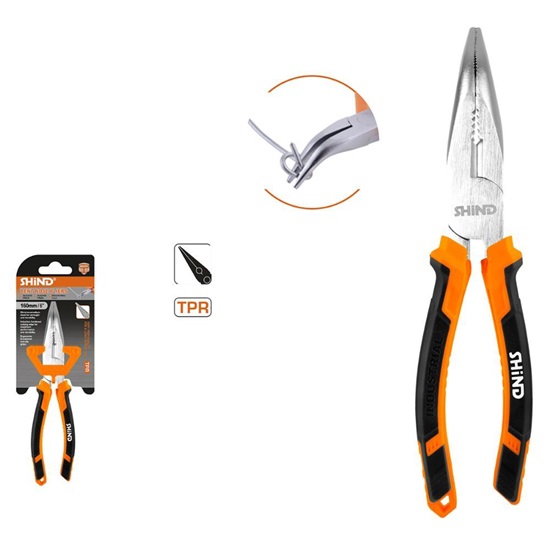 Shind Μυτοτσιμπιδο Κυρτο Με Μονωση 160mm (SHI-94019) (SHI94019)-SHI94019