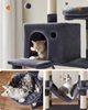 Feandrea Cat Tower XXl, Height 206 cm, up to 6 Cats, Σκούρο Γκρι (PCT190G01) (FEAPCT190G01)-FEAPCT190G01