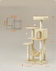 Feandrea Cat Tower, Height 143 cm, up to 4 Cats (PCT161M01) (FEAPCT161M01)-FEAPCT161M01
