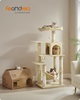 Feandrea Cat Tower, Height 143 cm, up to 4 Cats (PCT161M01) (FEAPCT161M01)-FEAPCT161M01