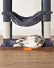 Feandrea Cat Tower, Height 143 cm, up to 4 Cats, σκούρο γκρί (PCT161G01) (FEAPCT161G01)-FEAPCT161G01