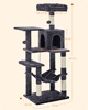 Feandrea Cat Tower, Height 143 cm, up to 4 Cats, σκούρο γκρί (PCT161G01) (FEAPCT161G01)-FEAPCT161G01