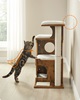 Feandrea Cat Tower, Medium,  Height 86 cm, for small & medium Cats (PCT70HW) (FEAPCT70HW)-FEAPCT70HW