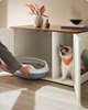 Feandrea Cat Litter box Enclosure - επιπλο τουαλετα για γάτες (PCL002P01) (FEAPCL002P01)-FEAPCL002P01