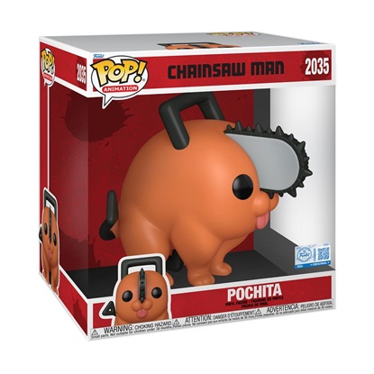 Funko Pop! Animation: Chainsaw Man - Pochita #2035 Supersized (FNK83979)-FNK83979