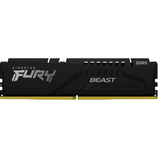 Kingston Fury Beast DDR5 με Module 1x16GB και Ταχύτητα 5200 για Desktop (KF552C40BB-16) (KINKF552C40BB-16)-KINKF552C40BB-16