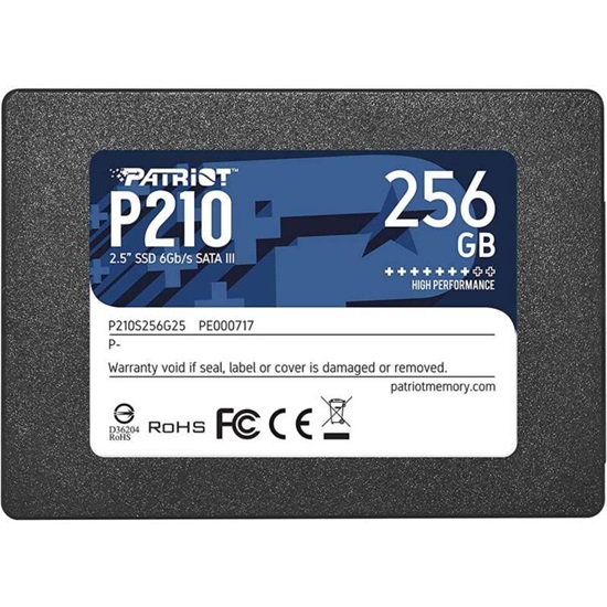 Patriot P210 256 GB Black SATA 6 Gb/s 25" (P210S256G25) (PATRP210S256G25)-PATRP210S256G25