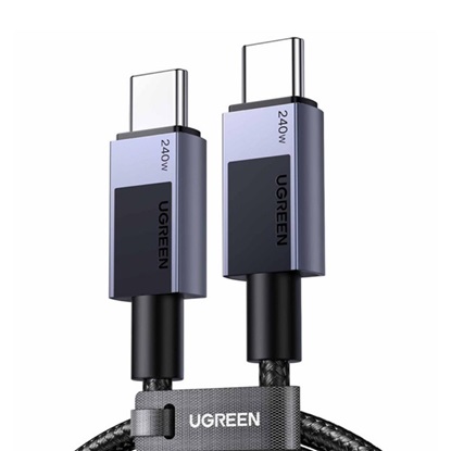 Ugreen L513 Καλώδιο USB-C σε USB-C Power Delivery PD 240W 1m 480Mbps Star Gray (45067) (UGR45067)-UGR45067