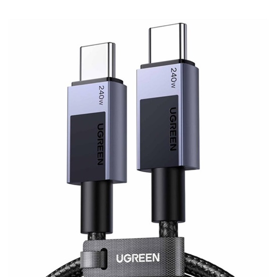 Ugreen L513 Καλώδιο USB-C σε USB-C Power Delivery PD 240W 1m 480Mbps Star Gray (45067) (UGR45067)-UGR45067