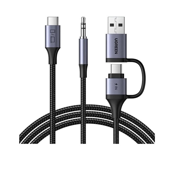 Ugreen Κάρτα ήχου CM772 USB-C σε 3 5 mm + USB-C/A (45009) (UGR45009)-UGR45009