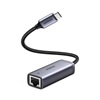 Ugreen Network adapter CM483 USB-C to RJ45 gray (40322) (UGR40322)-UGR40322