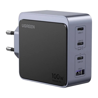 Ugreen Wall charger Nexode Air 100W 3x USB-C USB gray (35043) (UGR35043)-UGR35043