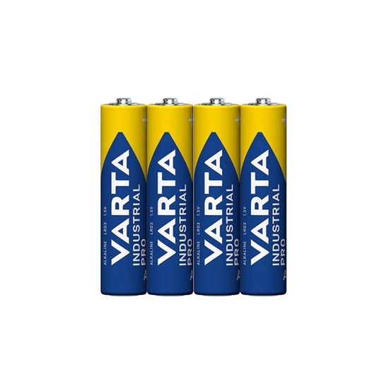 Varta Industrial Pro Αλκαλικές Μπαταρίες AAA LR03 1.5V 4τμχ (4003) (VART4003)