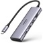 Ugreen 5-in-1 Adapter CM511 USB-C Hub to 3x USB3.0 + HDMI + TF / SD gray (60383) (UGR60383)-UGR60383