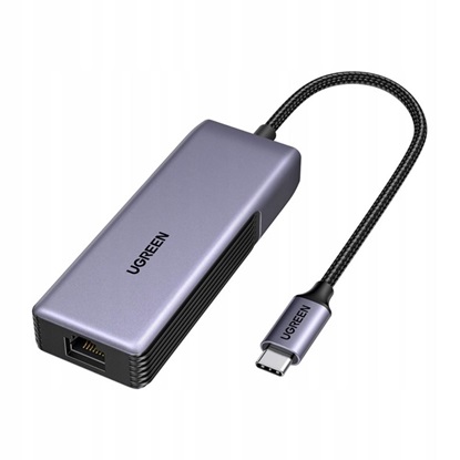 Ugreen Προσαρμογέας δικτύου UGCM848 USB-C σε RJ45 5GbE μαύρο (35921) (UGR35921)-UGR35921