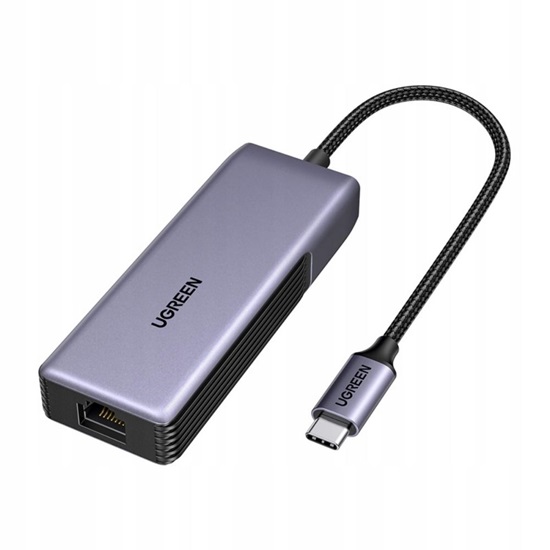 Ugreen Προσαρμογέας δικτύου UGCM848 USB-C σε RJ45 5GbE μαύρο (35921) (UGR35921)-UGR35921