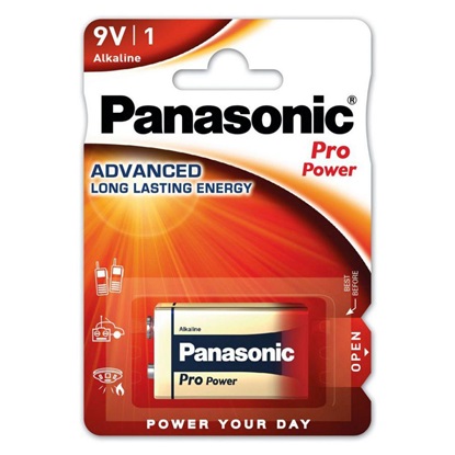 Panasonic Alkaline PRO Power 6LR61/9V (blister) (PAN15591)-PAN15591
