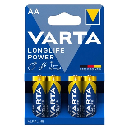 Varta Battery Alkaline AA LR06 1.5V 4τμχ (4906121414) (VART4906121414)-VART4906121414